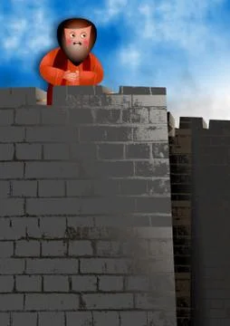 I Will Stand Upon My Watch Stock-Illustration