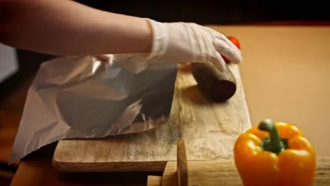 I wrap the beets in aluminum foil. Tasty Recipe Red Pizza for New Moms. 4k video Stock Footage 156745509
