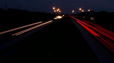 I75 Night Video stock 40631854