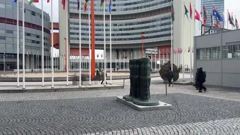 IAEA says there are no attacks on Iranian nuclear facilities, for now, VIENNA, A Stock Footage 329964659