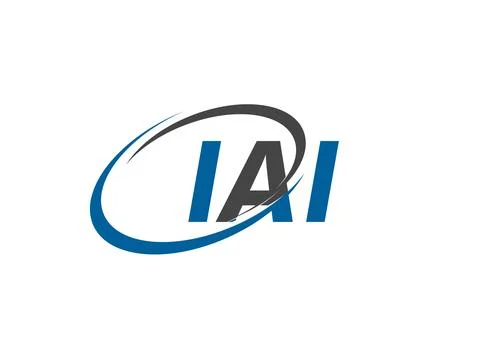 IAI initial letter logo design, vector template 库存插图