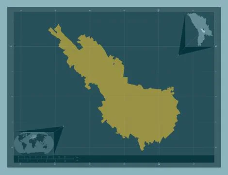 Ialoveni, Moldova. Solid color shape Stock Illustration