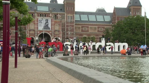 IAmsterdam Sign 2 Stock Footage 52919469