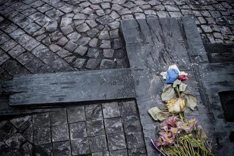 Ian Palach in memory Foto stock