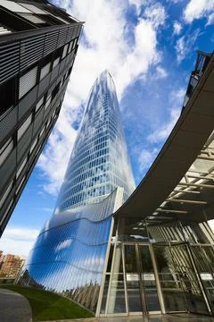 Iberdrola Tower, Bilbao, Stock Photos