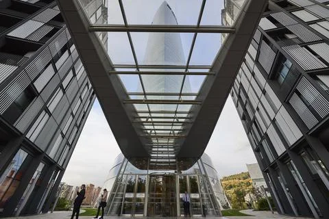 Iberdrola Tower, Bilbao Stock Photos