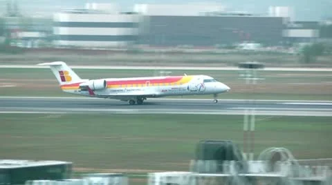 Iberia Airlines Stock Footage 9426785