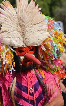 Iberian mask Stock Photos
