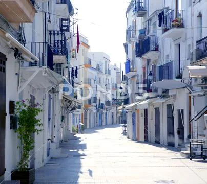 Ibiza from balearic islands in Spain Stock Photos