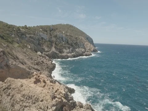 Ibiza coast Stock Footage 70816566