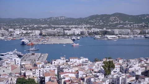 Ibiza Harbor Stock Footage 98435149