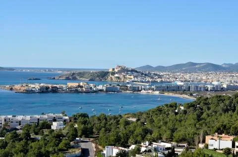 Ibiza landscape Stock Photos