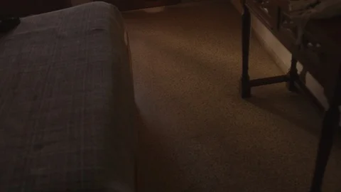 Ibiza Package 27 | ibiza empty apartment room light streaks on floor gimbal shot Stock Footage 118695488