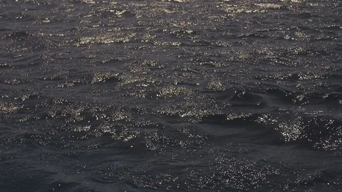 Ibiza Package 84 | slow motion blue waves in lake sea ocean sunlight Video stock 118710195