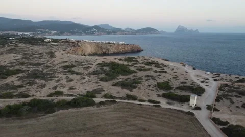 Ibiza, Spain- Cala Codolar &amp; Vedra Island Stock Footage 159922922