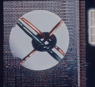 IBM Computer Chip, USA Stock Photos