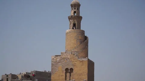 Ibn Tulun Mosque in Cairo , Egypt, Africa 스톡 동영상 249977229