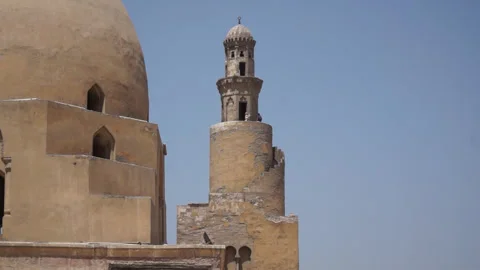 Ibn Tulun Mosque in Cairo , Egypt, Africa 스톡 동영상 249977241