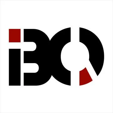 IBO, BO, BIO initials letter company Stock Illustration