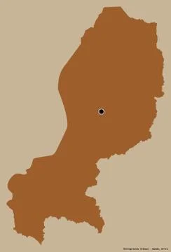 Iburengerazuba, province of Rwanda, on solid. Pattern 스톡 일러스트