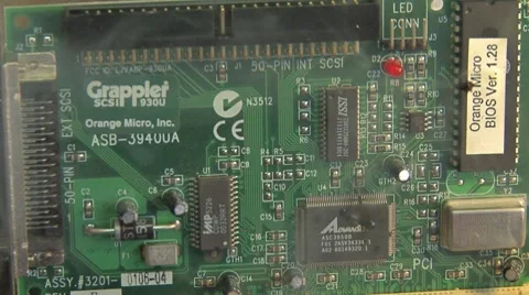 IC Chips Burning Out and Smoking Stock Footage 10748124