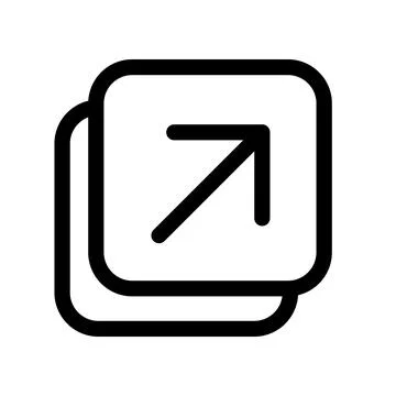 Ic fluent window icon Design Stock Illustration