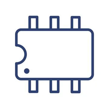 IC icon design Stock Illustration