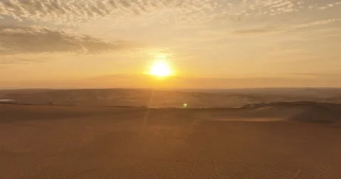Ica, Peru Desert at Sunset Video stock 259348104