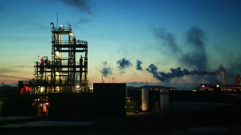 Icaland geothermal plant Video stock 34347664