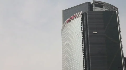 ICBC and Citi skyscraper, Hong Kong Stock Footage 59398828