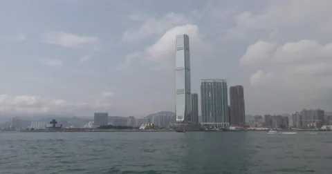 ICC Tower HK Stock Footage 50204787