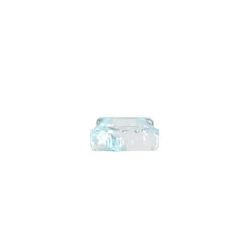 Ice 3d symbol with thick horizontal straps Illustrazione stock