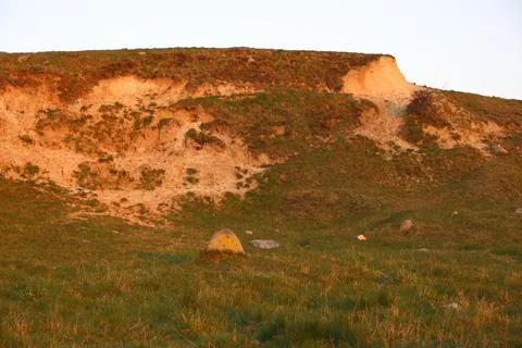 Ice age elevation evidence of the ice age character of the landscape in the Foto stock
