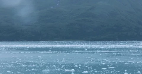 Ice and mountain by the glacier. Stock Footage 91847742