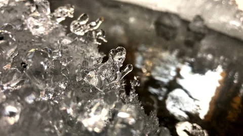 Ice and Rain 스톡 동영상 104298648