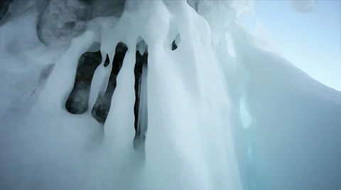 Ice and sky Stock Footage 36794961