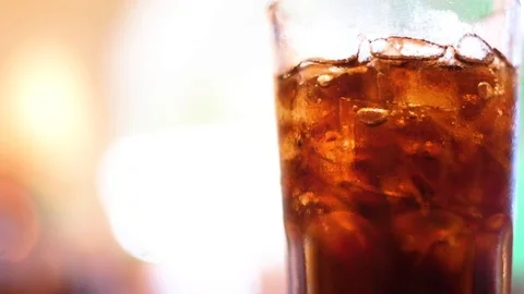 Ice and soda Stock Footage 83551387