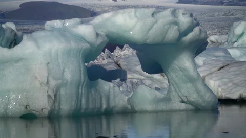 Ice Arch Stock Footage 73256801