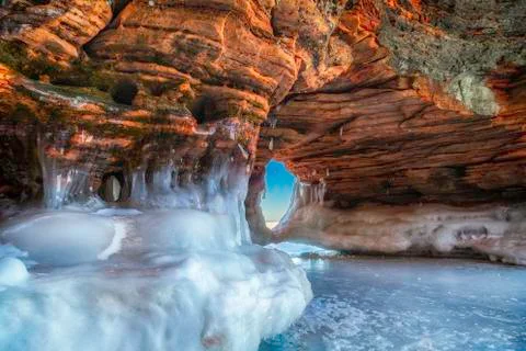 Ice Arch Stock Photos