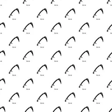 Ice ax pattern vector seamless Stock Illustration