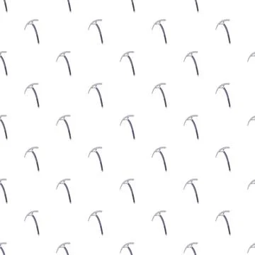 Ice axe climbing equipment pattern background イラスト素材
