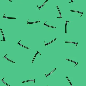 Ice axe mountaineering adventure vector seamless pattern Illustrazione stock
