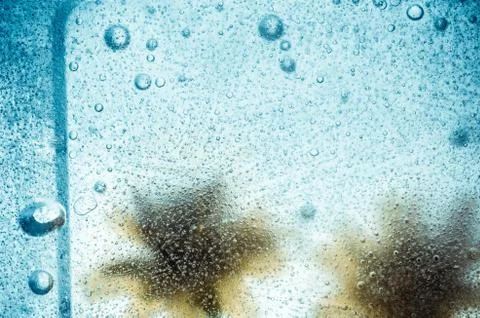 Ice background close up Stock Photos