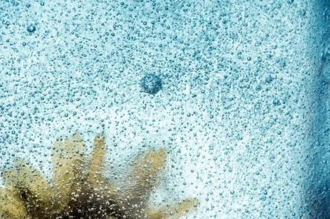 Ice background close up Stock Photos