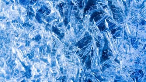Ice background in December of winter Stock Photos