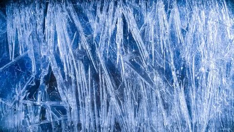 Ice background in December of winter Stock Photos