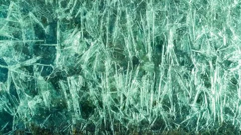 Ice background in December of winter Stock Photos