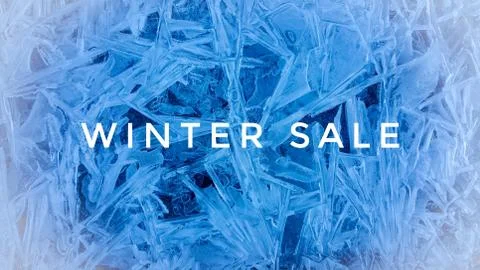 Ice background in December of winter Stock Photos