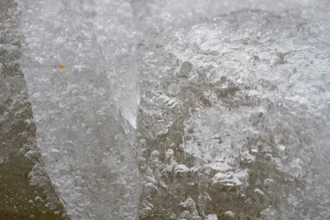 Ice background with marks from skating and hockey. Ice hockey rink scratches  Stock Photos