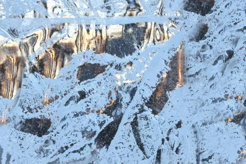 Ice background Stock Photos